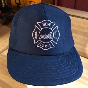 New Paris, Indiana Fire Department Hat Snapback cap IN Dept